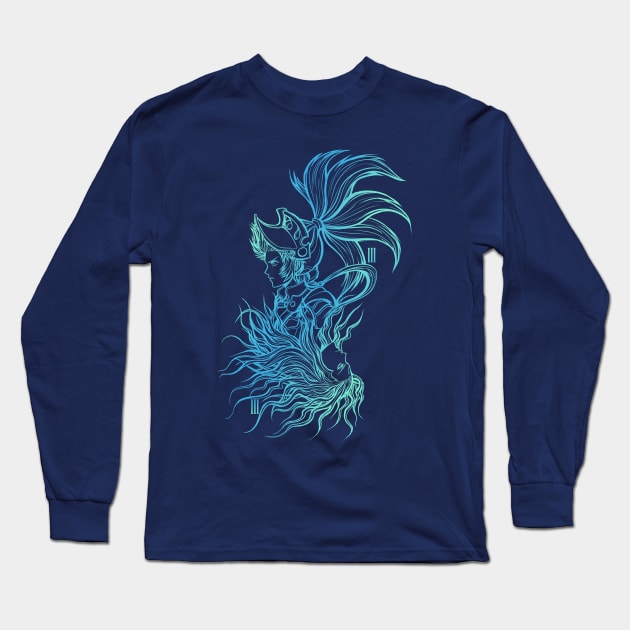 FF3 character art Long Sleeve T-Shirt by mcashe_art